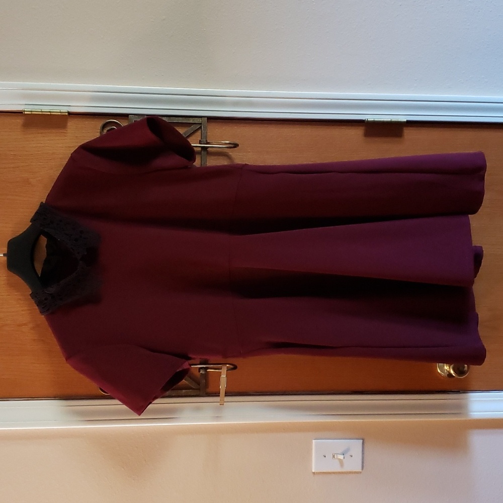 Hot Topic Skater Dress - Burgandy - Size XXL (B8)